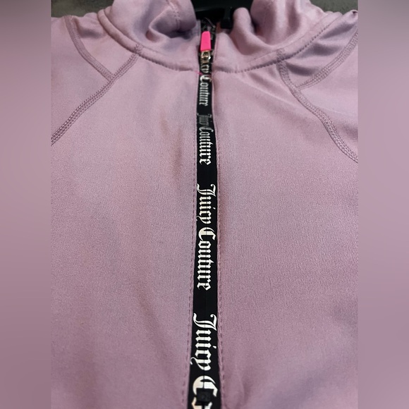 Juicy Couture Light Lavender Quarter-Zip Performance Pullover - Picture 2 of 6